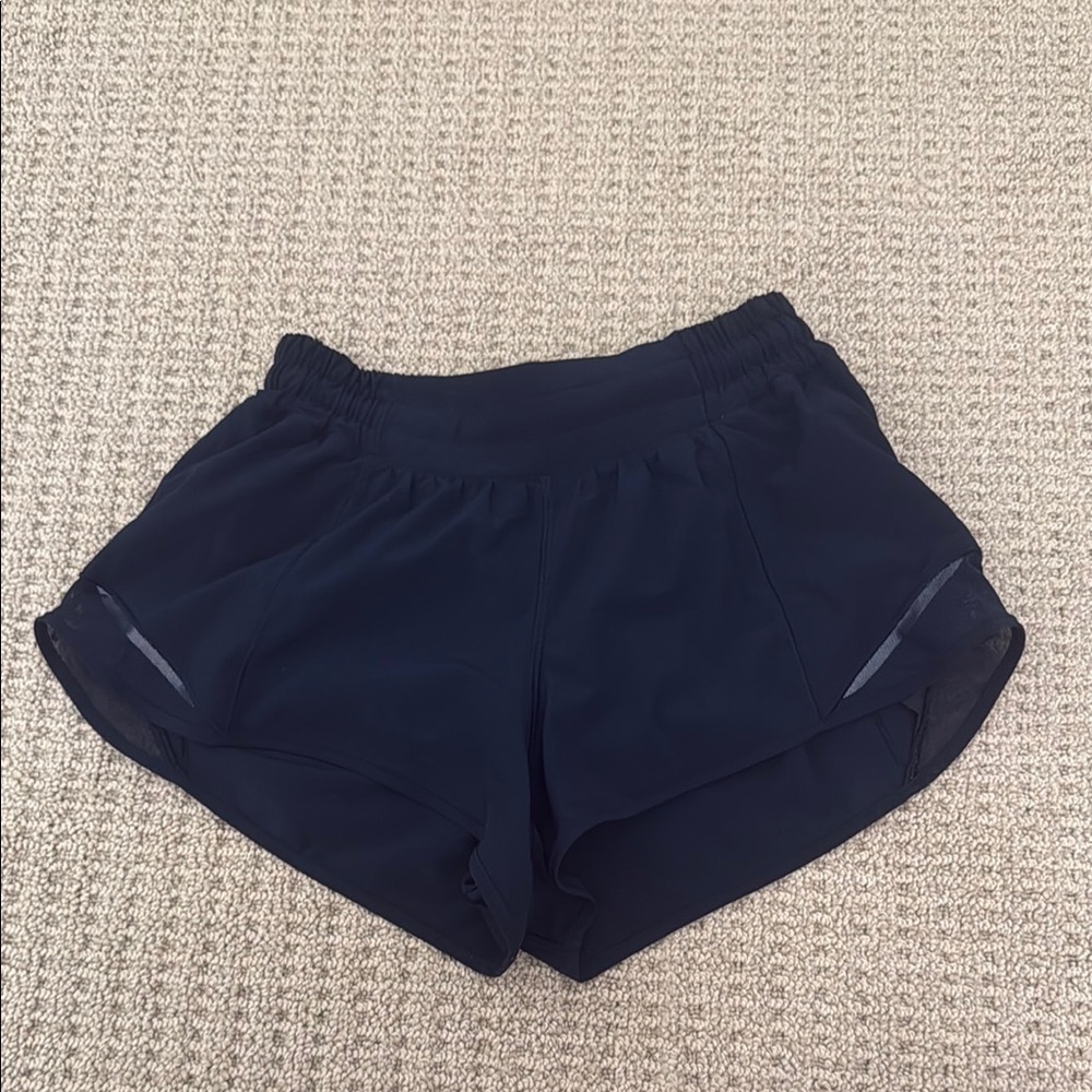 Lululemon Hotty Hot Navy Blue Shorts